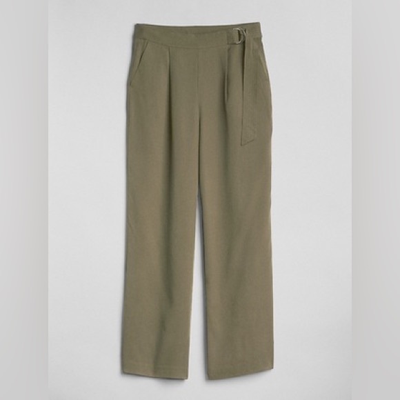 Gap High Rise Belted Wide-Leg Pants - Picture 7 of 7